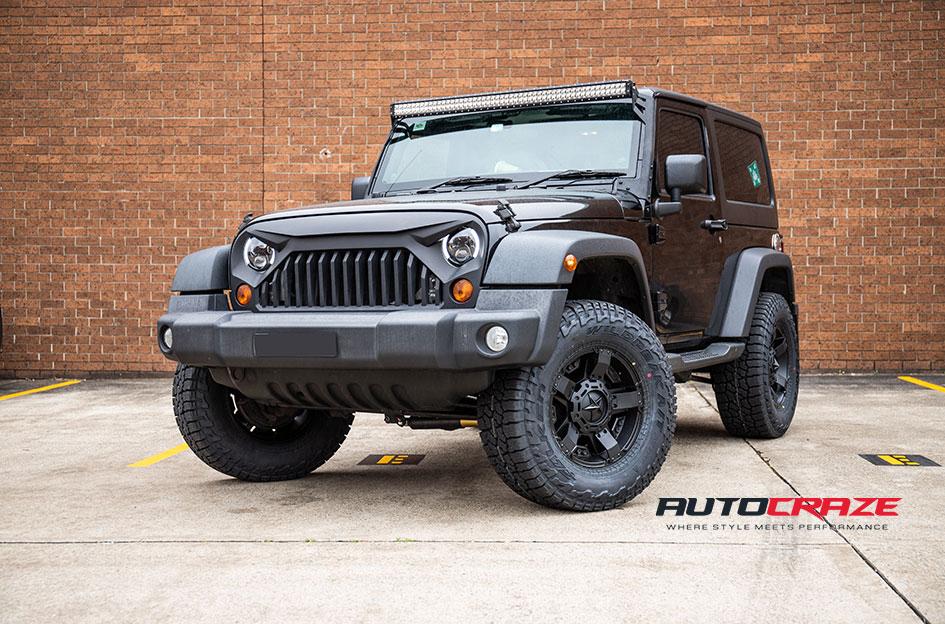 JEEP WRANGLER ROCKSTAR XD 2 MATTE BLACK